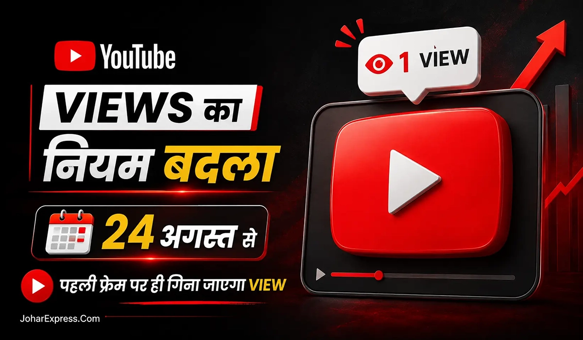 YouTube Views के नए first-frame view counting rule की जानकारी, YouTube Video, YouTube New Rule,